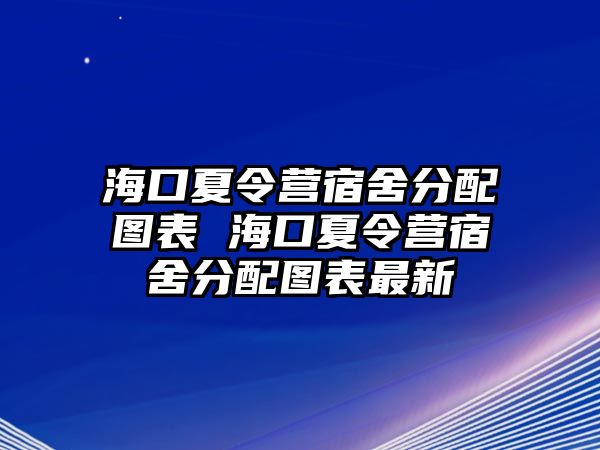 海口夏令營(yíng)宿舍分配圖表 海口夏令營(yíng)宿舍分配圖表最新