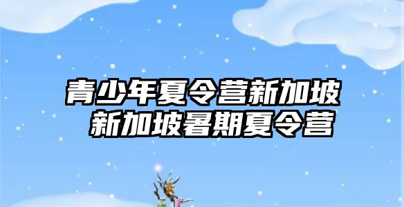 青少年夏令營新加坡 新加坡暑期夏令營