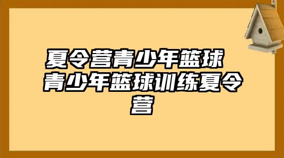 夏令營青少年籃球 青少年籃球訓(xùn)練夏令營