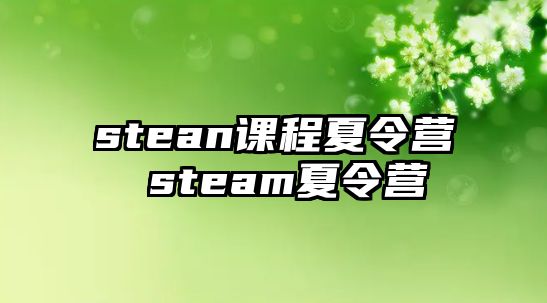 stean課程夏令營 steam夏令營