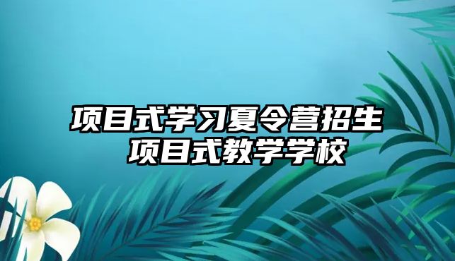 項目式學習夏令營招生 項目式教學學校