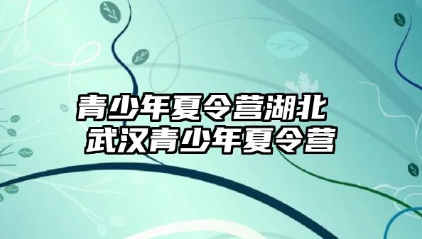 青少年夏令營湖北 武漢青少年夏令營