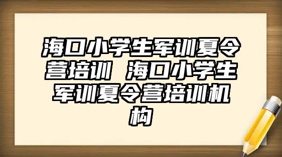 海口小學生軍訓(xùn)夏令營培訓(xùn) 海口小學生軍訓(xùn)夏令營培訓(xùn)機構(gòu)