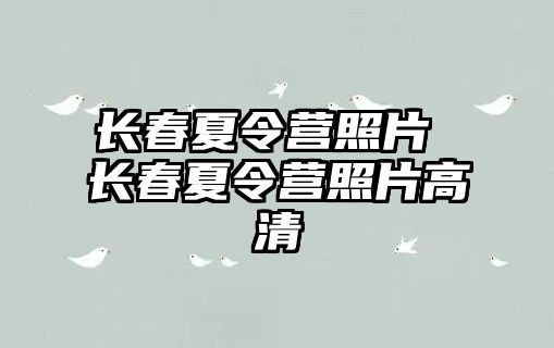 長春夏令營照片 長春夏令營照片高清