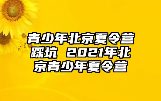 青少年北京夏令營踩坑 2021年北京青少年夏令營