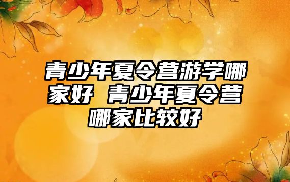 青少年夏令營游學哪家好 青少年夏令營哪家比較好