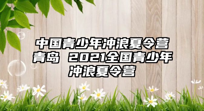 中國(guó)青少年沖浪夏令營(yíng)青島 2021全國(guó)青少年沖浪夏令營(yíng)