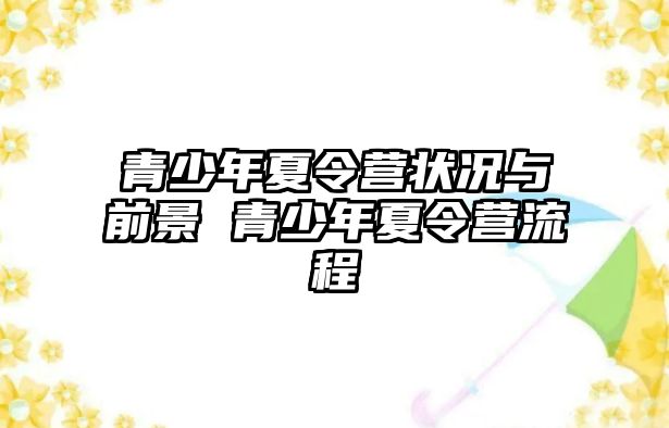 青少年夏令營狀況與前景 青少年夏令營流程