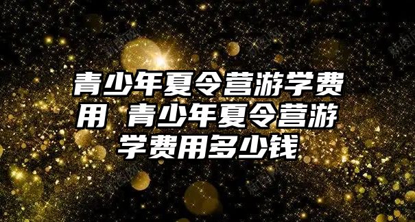 青少年夏令營游學費用 青少年夏令營游學費用多少錢